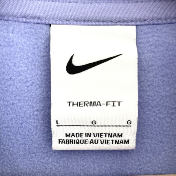 Nike Lavender Full Zip Therma-Fit Golf Vest Size Large 2-4984 - Picture 2 of 4